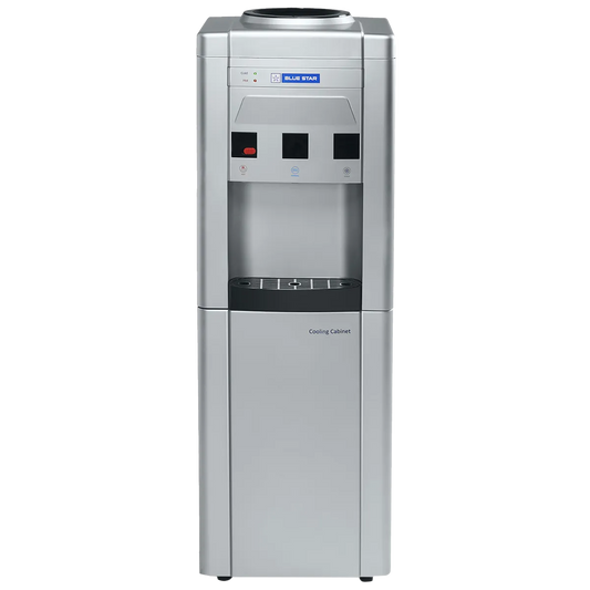Blue Star GA Series Hot, Cold & Normal Top Load Water Dispenser with Cooling Cabinet (Grey)