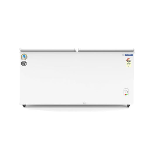 Blue Star CF3-500MEW/MPW 484 Litres Double Door Convertible Deep Freezer with Heavy Duty Casters (White)